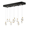ET2 Pebble 10-Light LED Pendant Black/Polished Gold