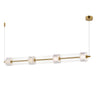 ET2 Elysian 4-Light LED Linear Pendant Natural Aged Brass