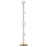 ET2 Elysian 4-Light LED Floor Lamp Natural Aged Brass