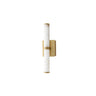 ET2 Aragon 17" Bath Vanity White Alabaster/Gold