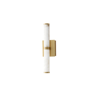 ET2 Aragon 17" Bath Vanity White Alabaster/Gold