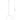 ET2 Phoenix spun shade pendant line drawing with dimensions