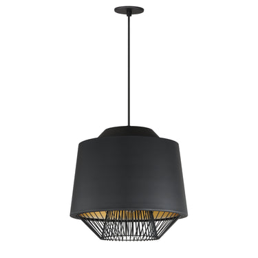 ET2 Phoenix 18.5" LED Pendant Black/Gold