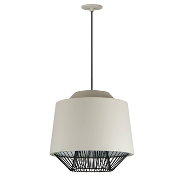 ET2 Phoenix 18.5" LED Pendant Gray/Black