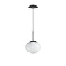 ET2 Nimbus cirrus glass pendant, Black, front view