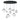 ET2 Nimbus LED 10-Light Pendant Black