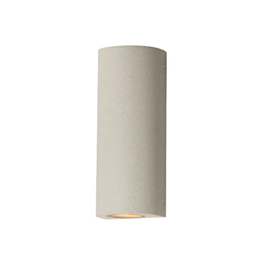 ET2 Pilar 2-Light LED Outdoor Wall Sconce Cylinder Sandstone