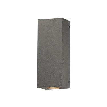 ET2 Pilar 2-Light LED Outdoor Wall Sconce Greystone
