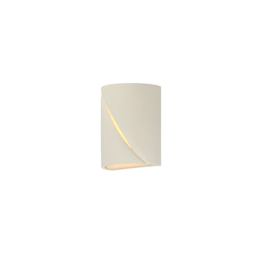 ET2 Puff 8" LED Outdoor Wall Sconce Chaulk White