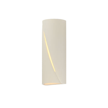 ET2 Puff 16" LED Outdoor Wall Sconce Chaulk White