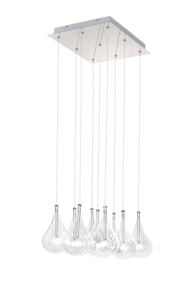 ET2 Larmes 9-Light Pendant Polished Chrome