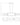 ET2 Link chain link pendant line drawing with dimensions