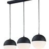 ET2 Half Moon 3-Light LED Pendant Black