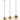 ET2 Half Moon 3-Light LED Pendant Metallic Gold