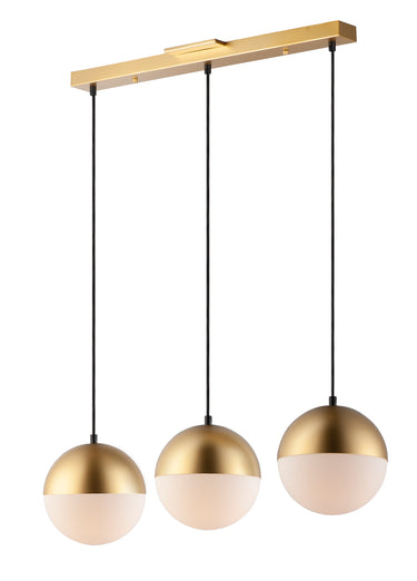 ET2 Half Moon 3-Light LED Pendant Metallic Gold