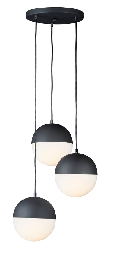 ET2 Half Moon 3-Light LED Pendant Black