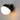 ET2 Half Moon satin glass dome wall sconce, Black, alternate view