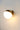 ET2 Half Moon satin glass dome wall sconce, Metallic Gold, alternate view