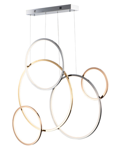 ET2 Union LED 5-Light Pendant Multi-Plated