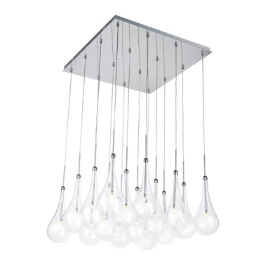 ET2 Larmes 16-Light LED Pendant Polished Chrome