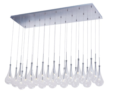 ET2 Larmes 24-Light LED Pendant Polished Chrome