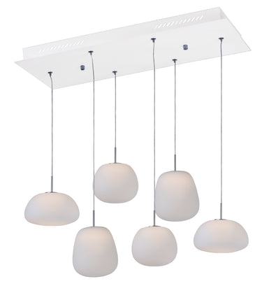 ET2 Puffs 6-Light LED Pendant White