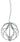 ET2 Aura 17 in pendant in Polished Chrome, front view