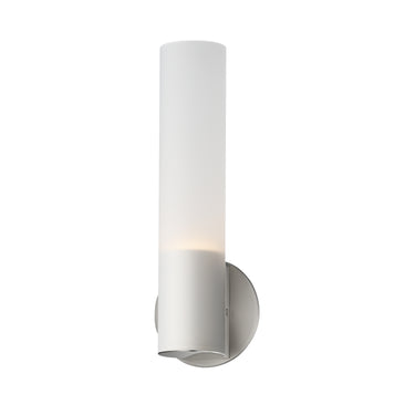 ET2 Highball Frosted LED Wall Sconce Satin Nickel