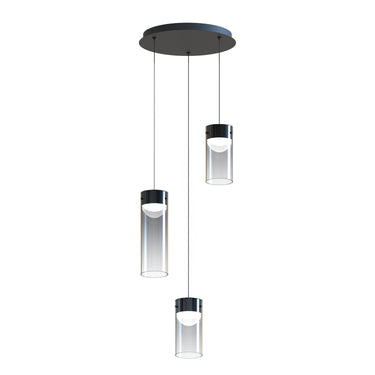 ET2 Highball Smoke 3-Light LED Pendant Gunmetal