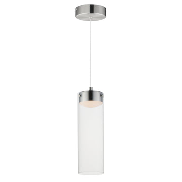 ET2 Highball Clear LED Pendant Satin Nickel
