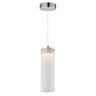 ET2 Highball Frosted LED Pendant Satin Nickel