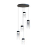 ET2 Highball Smoke 5-Light LED Pendant Gunmetal