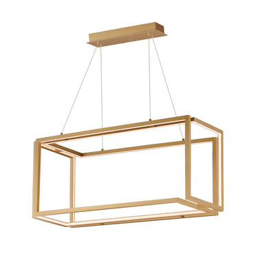 ET2 Penrose LED Linear LED Pendant Gold