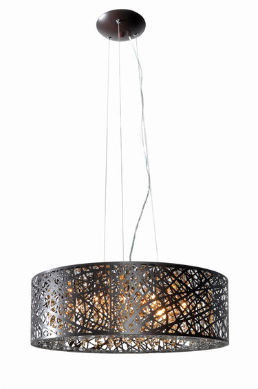 ET2 Inca 9-Light Pendant with LED Bulb Bronze