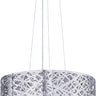 ET2 Inca 7-Light Pendant with LED Bulb Polished Chrome