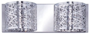 ET2 Inca 2-Light Wall Mount Polished Chrome