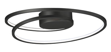 ET2 Cycle 18" LED Flush Mount Black