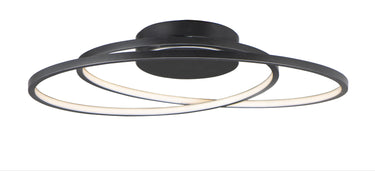 ET2 Cycle 24" LED Flush Mount Black