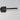 ET2 Dorian rotating twin tube wall sconce, 22 in Black, lit tube swung away from the wall
