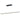 ET2 Hover linear baton pendant, Black, front view of the 60 in baton on two cords below a black canopy