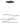 ET2 Hover multi-light baton pendant, 47.5 in (E21375) Black, front view