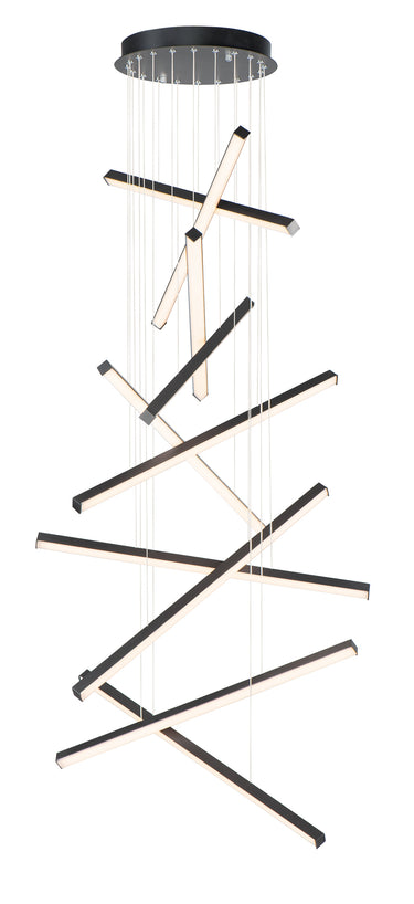 ET2 Hover 10-Light LED Pendant Black