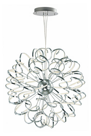 ET2 Chaos 40" LED Pendant Polished Chrome
