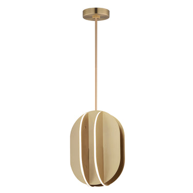 ET2 Interval LED Medium Ellipse Pendant Satin Brass