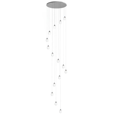 ET2 Dewdrop 15-Light LED Pendant Polished Chrome