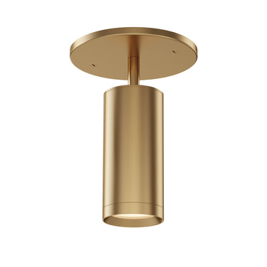ET2 Pullman Retractable Spotlight Natural Aged Brass