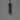 ET2 Pullman Black mini pendant, cylinder spotlight aimed straight down with its recessed lamp glowing