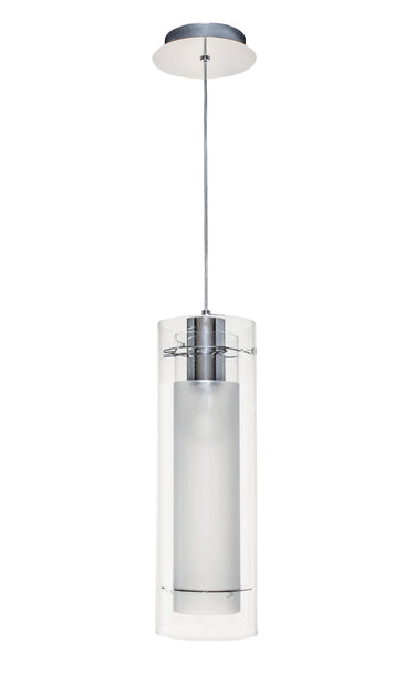 ET2 Frost Pendant Polished Chrome