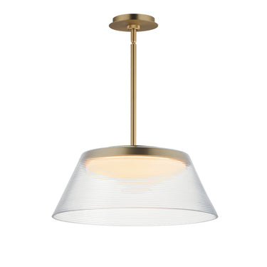 ET2 Jensen 18" LED Pendant Satin Brass