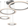 ET2 Saturn II 4-Light LED Pendant Matte Silver